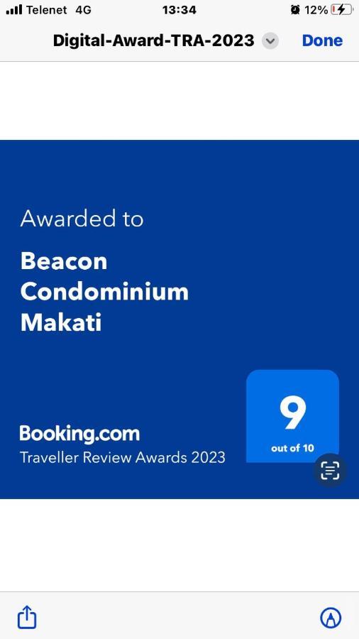 Beacon Makati Condo Free Pool Access Free Wifi 100Mbps & Free Netflix Manila Ngoại thất bức ảnh
